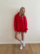 Load image into Gallery viewer, RED - RELAXED HOODIE SWEATSHIRT RENAIX LOGO
