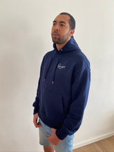 Load image into Gallery viewer, FRENCH NAVY - RELAXED HOODIE SWEATSHIRT
