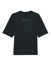 Load image into Gallery viewer, BLACK - OVERSIZED HIGH NECK T-SHIRT
