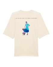 Load image into Gallery viewer, OFF WHITE - UNISEX OVERSIZED HIGH NECK T-SHIRT
