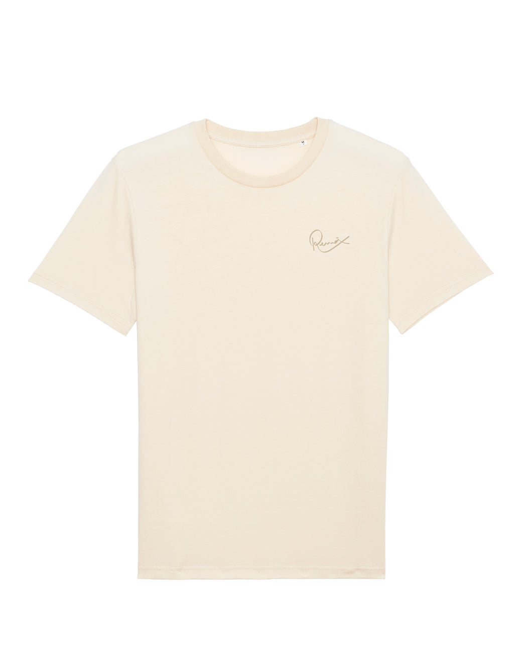 NATURAL RAW - STRAIGHT FIT T-SHIRT - RENAIX LOGO