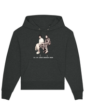 Load image into Gallery viewer, DARK HEATHER GREY - RELAXED HOODIE SWEATSHIRT
