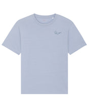 Load image into Gallery viewer, SERENE BLUE - BOX-FIT T-SHIRT - RENAIX LOGO
