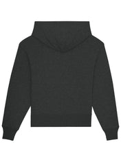 Load image into Gallery viewer, DARK HEATHER GREY - RELAXED HOODIE SWEATSHIRT
