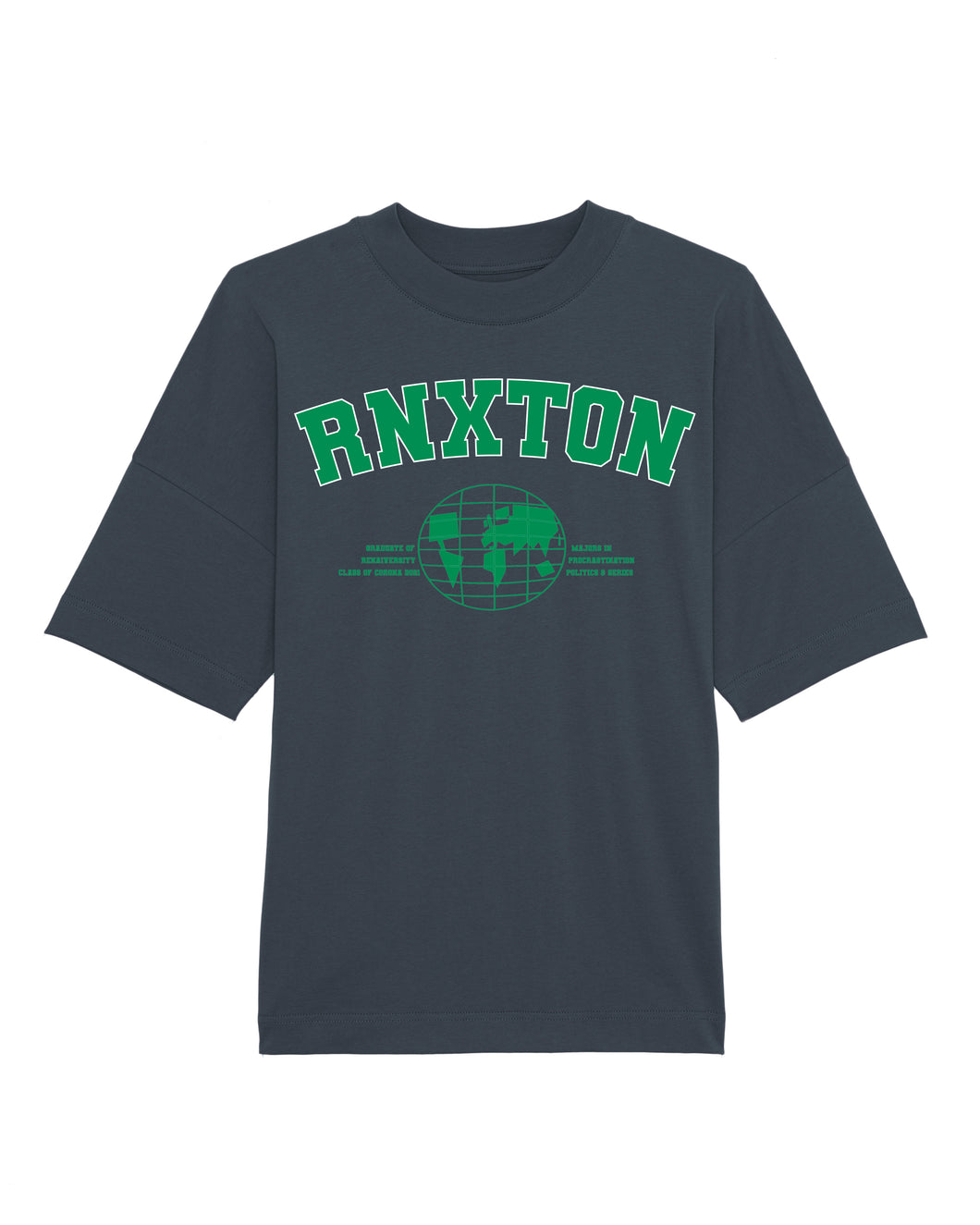 GREY & GREEN RNXTON OVERSIZED T SHIRT