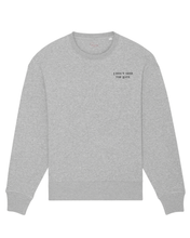 Load image into Gallery viewer, HEATHER GREY - RELAXED CREW NECK SWEATSHIRT
