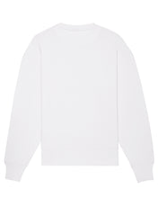 Load image into Gallery viewer, WHITE &amp; FLASH BLUE RNXTON OVERSIZED SWEATER
