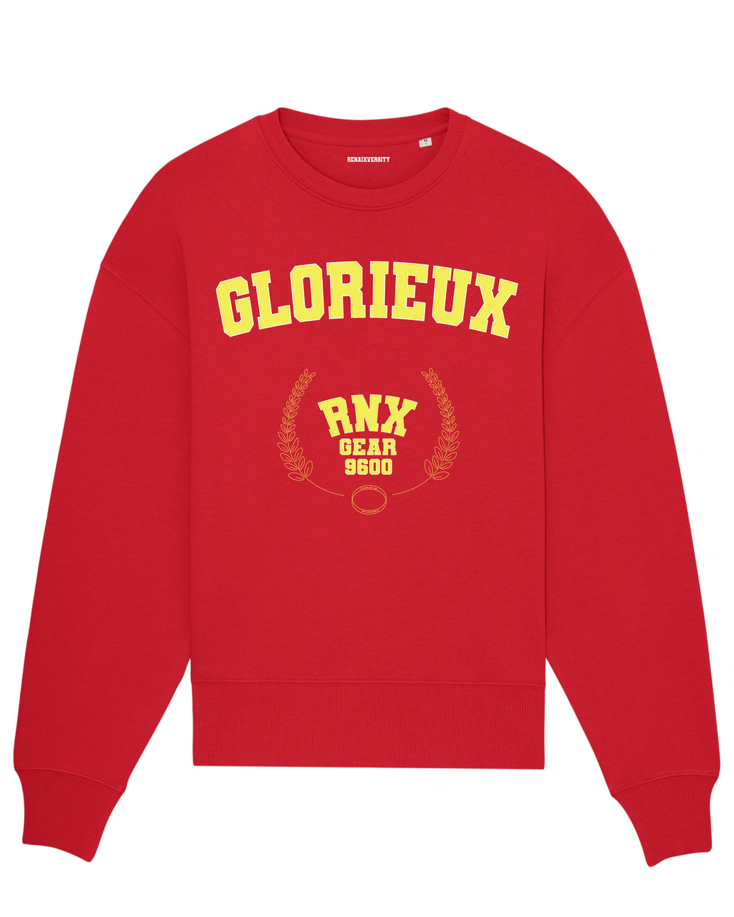 RED GLORIEUX OVERSIZED SWEATER