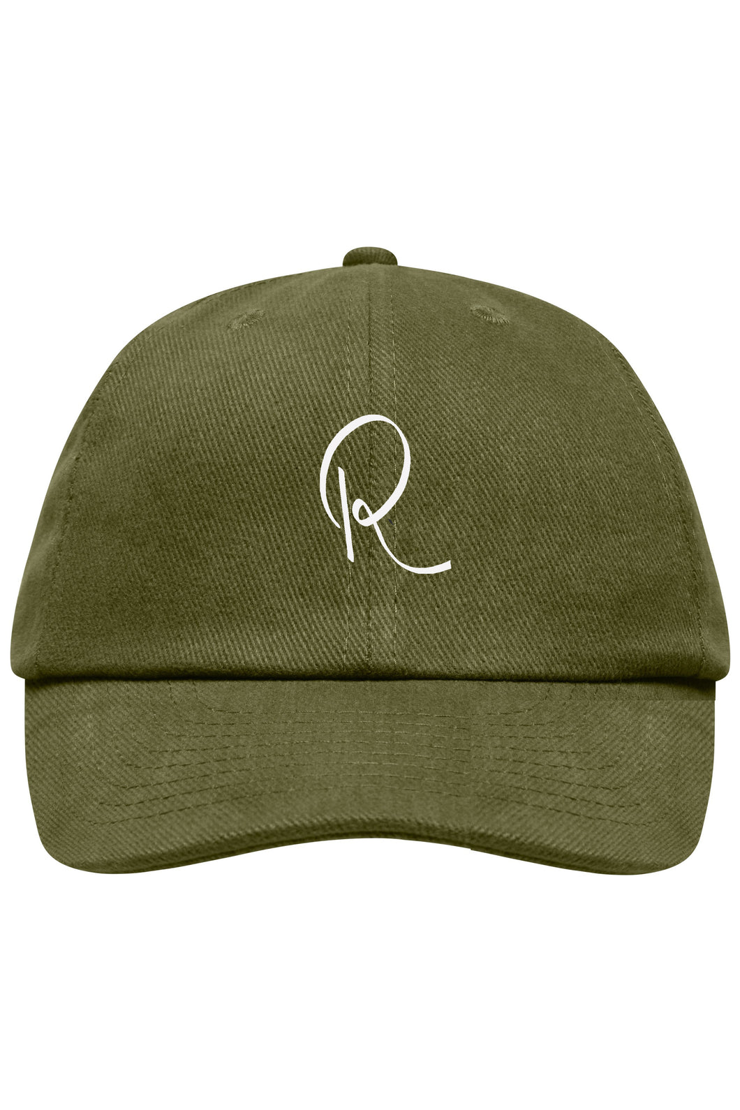 OLIVE GREEN - SNAPBACK CAP - R LOGO